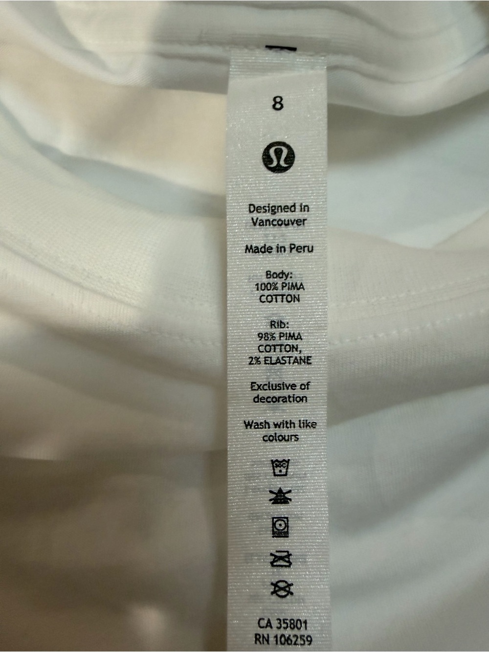 lululemon athletica White Short Sleeve Crew Tee - Women's NWT - Picture 11 of 12